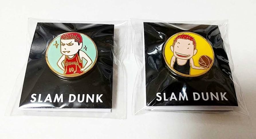SLAMDUNK スラムダンク ピンバッジ　桜木花道 Amazon.co.jp: 桜木花道 2種 ピンズ ピンバッジ SLAM DUNK